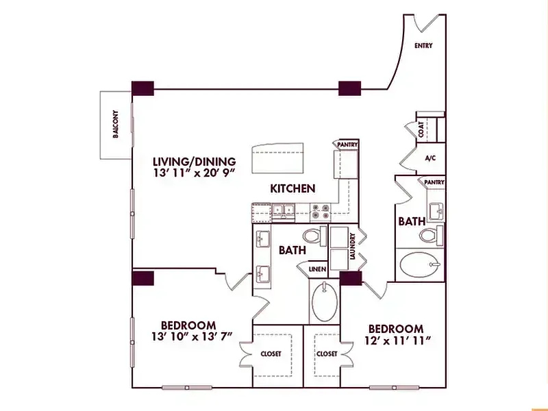 Floor plan B6a