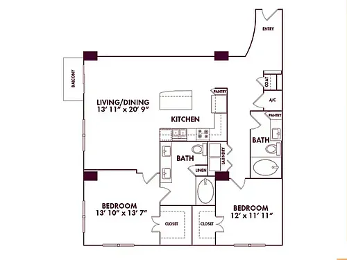 Floor plan B6a