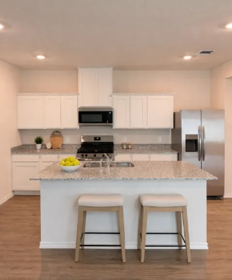 Kitchen staged by AI