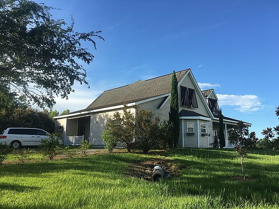 Driving up to the House