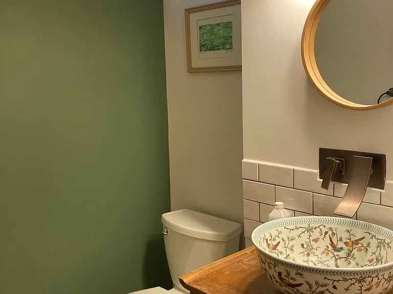 Basement bathroom