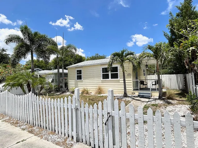 Fenced Front Yard