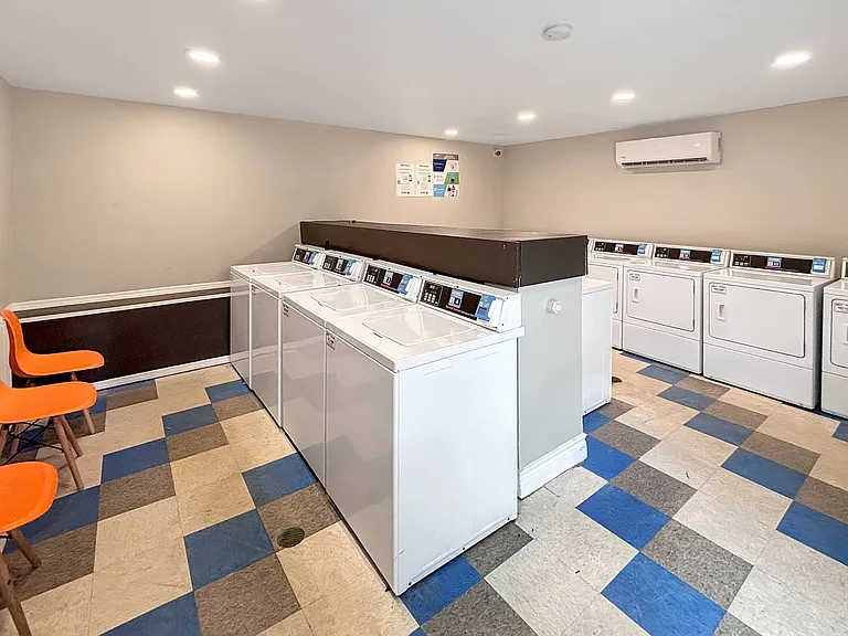 Convenient on-site laundry facilities make daily living simple at Christy Estates Apartments.