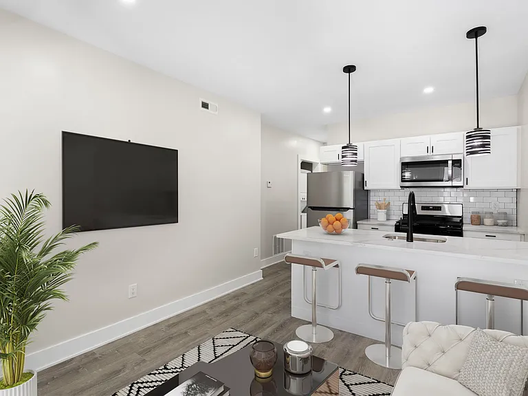 Unit 1 kitchen/living area