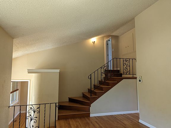 View to upstairs from living room