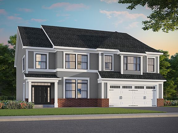 Elevation 2 of the Beckham a home design at Lakeside at Trappe by Brookfield Residential
