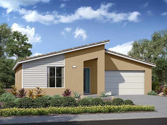 Elevation B features the new century modern exterior style