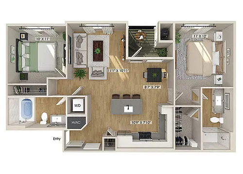 Floor plan B1