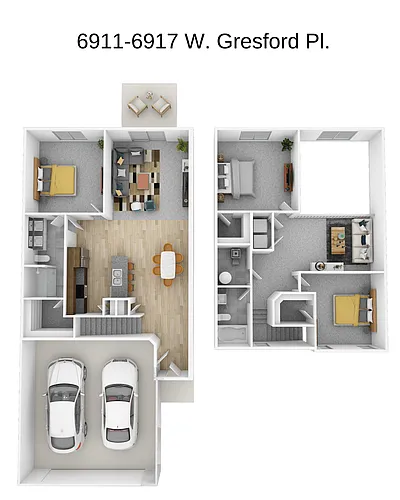 Floor plan Gresford Place- 3 Bedroom 2 Bathroom