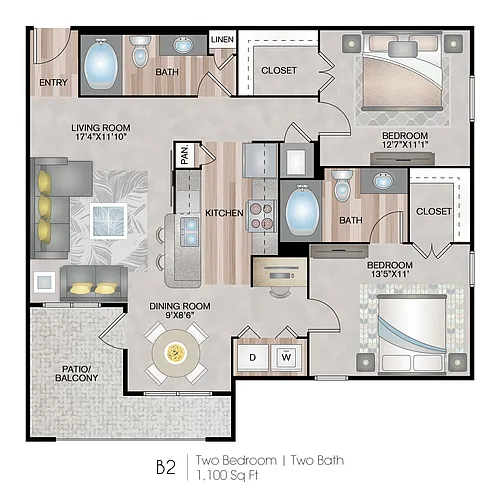 Floor plan B2