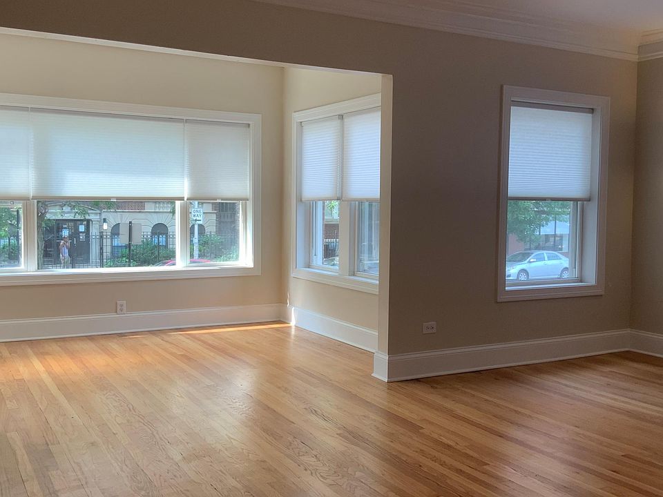 Bright living room windows