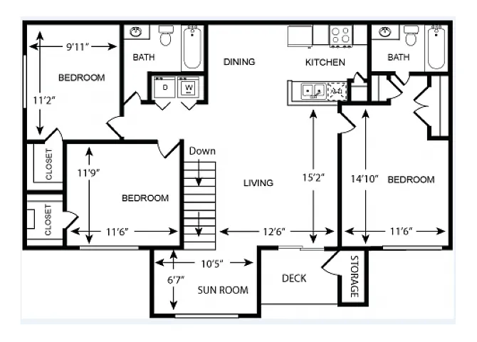 Floor plan POPLAR