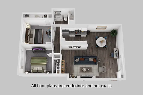 Floor plan 2 Bedroom A