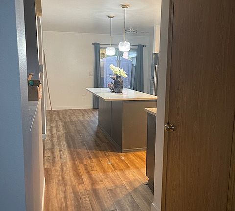 Hallway into Kitchen