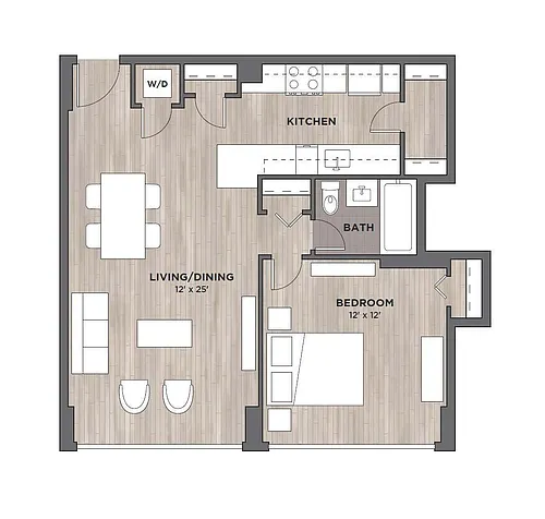 Floor plan 1B1