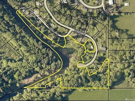 Property outlined in yellow