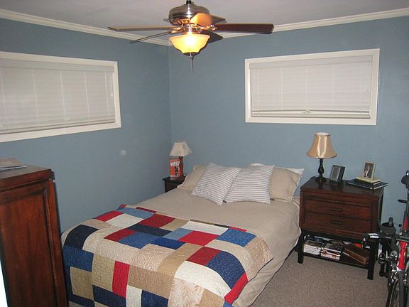 Spacious Bedroom with updated Ceiling Fans