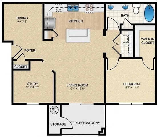 Floor plan Gabriel