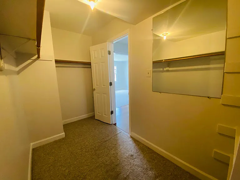 Closet in master bedroom