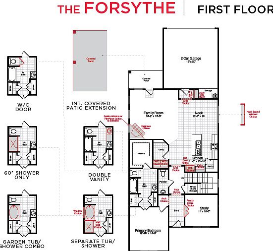 Forsythe Floor Plan First Floor