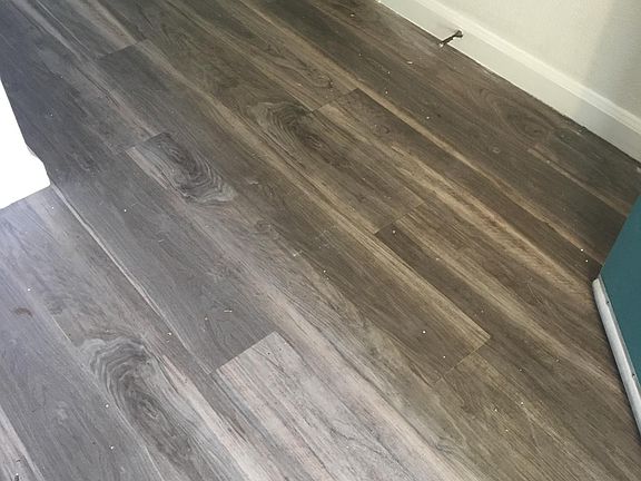 Living room laminated wood floor