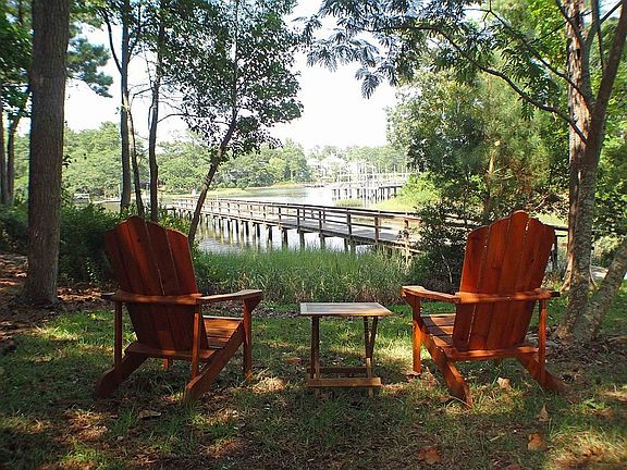 Shaded Area overlooking Dock