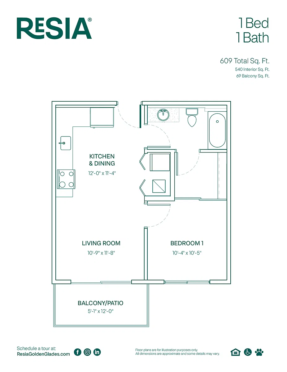 Floor plan A1