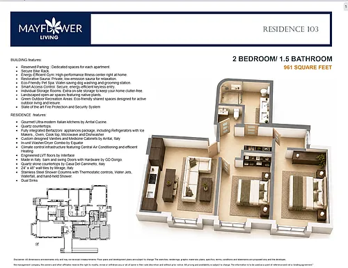 Floor plan Floorplan 103