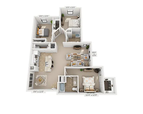 Floor plan Gillies