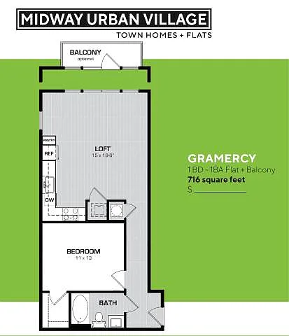 Floor plan Gramercy