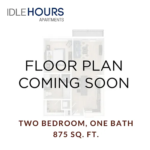 Floor plan 2 Bedroom 1 Bath