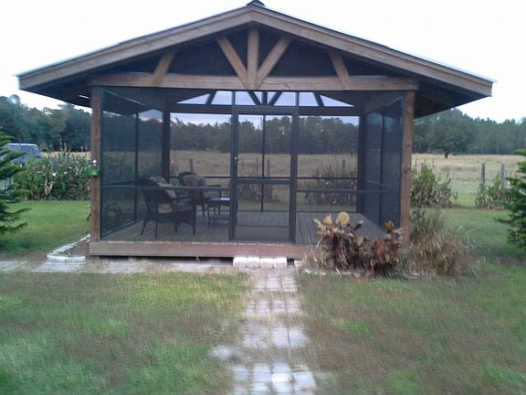 Gazebo - screened with power