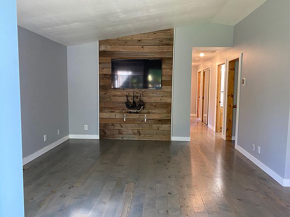 Front room with feature wall.