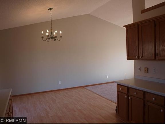 Large dining room with vaulted ceilings