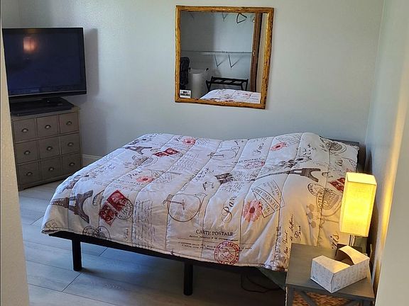 Bedroom 2 - Full Size Remote Control Bed. 156 Sq. Ft.