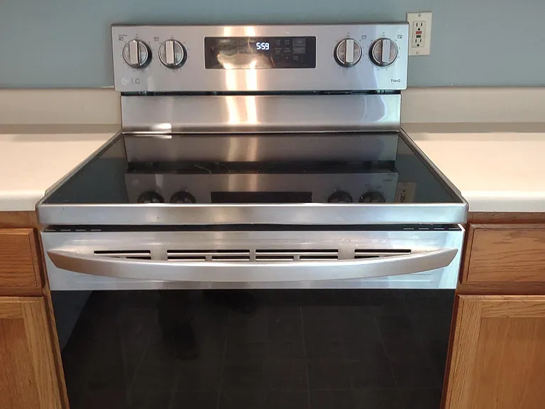 New LG flattop stove and oven