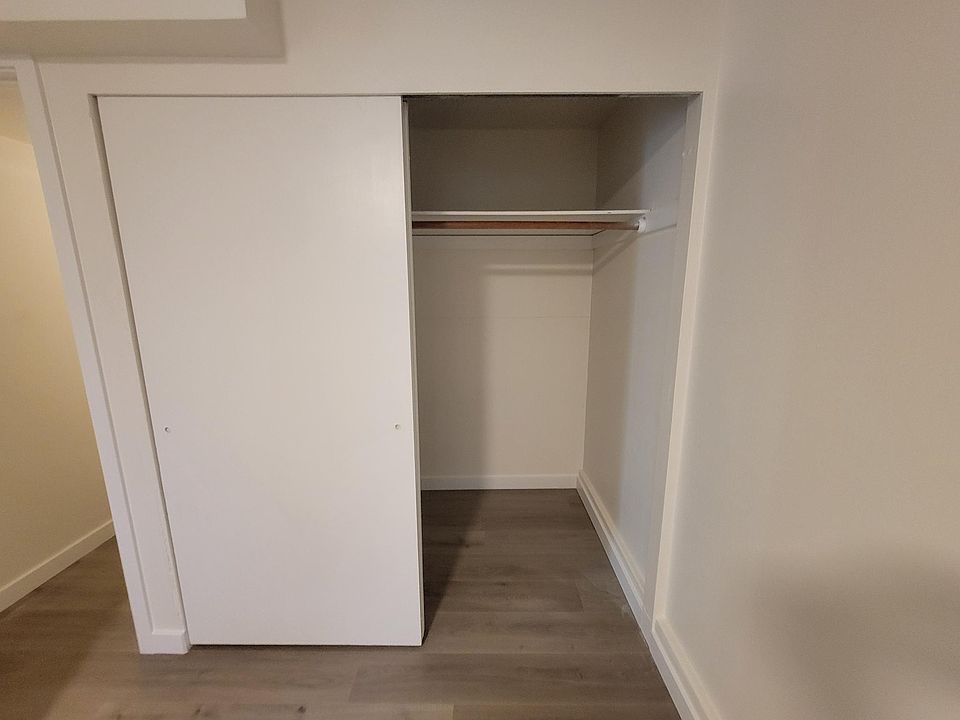 Closet - the stacked washer/dryer will be added on the righthand side