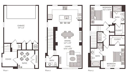 Floor plan TH2