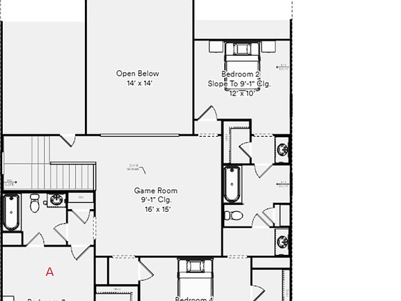 Grapevine Floorplan Second Floor