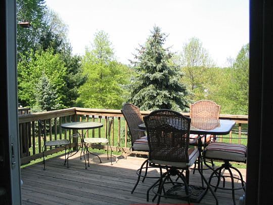 View from deck