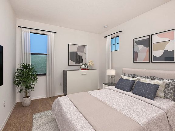 Saratoga new construction home plan bedroom 2 William Ryan Homes Tampa