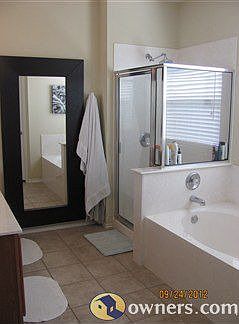 Downstairs master bathroom