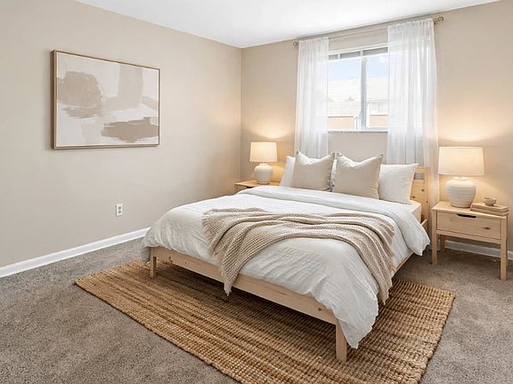 Feature new plush carpeting and freshly painted walls, creating a clean and welcoming space.
