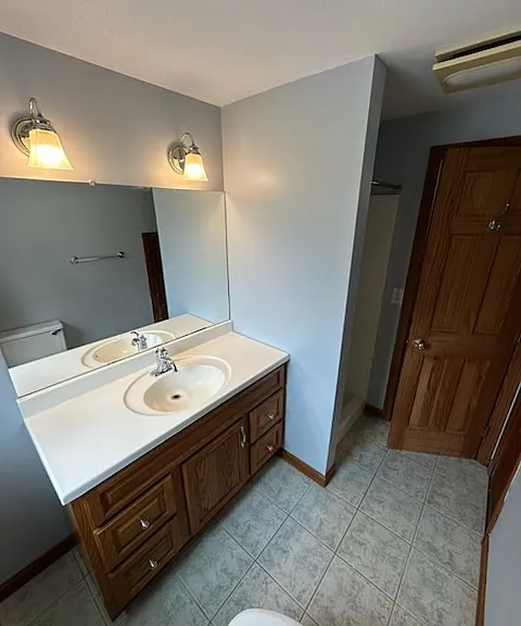 Upstairs 3/4 bath.