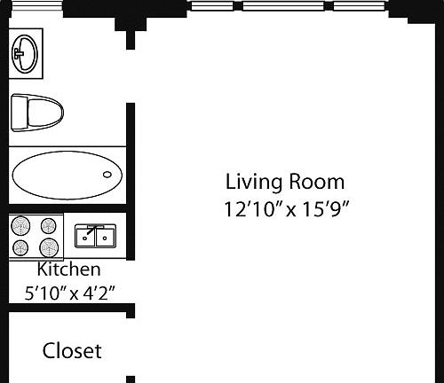 2nd image of 228 W 71st St APT 11J