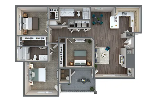 Floor plan Plan C-1