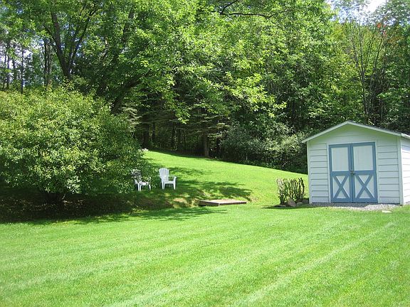storage barn and hill