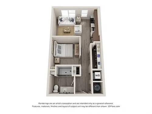 Floor plan S1E