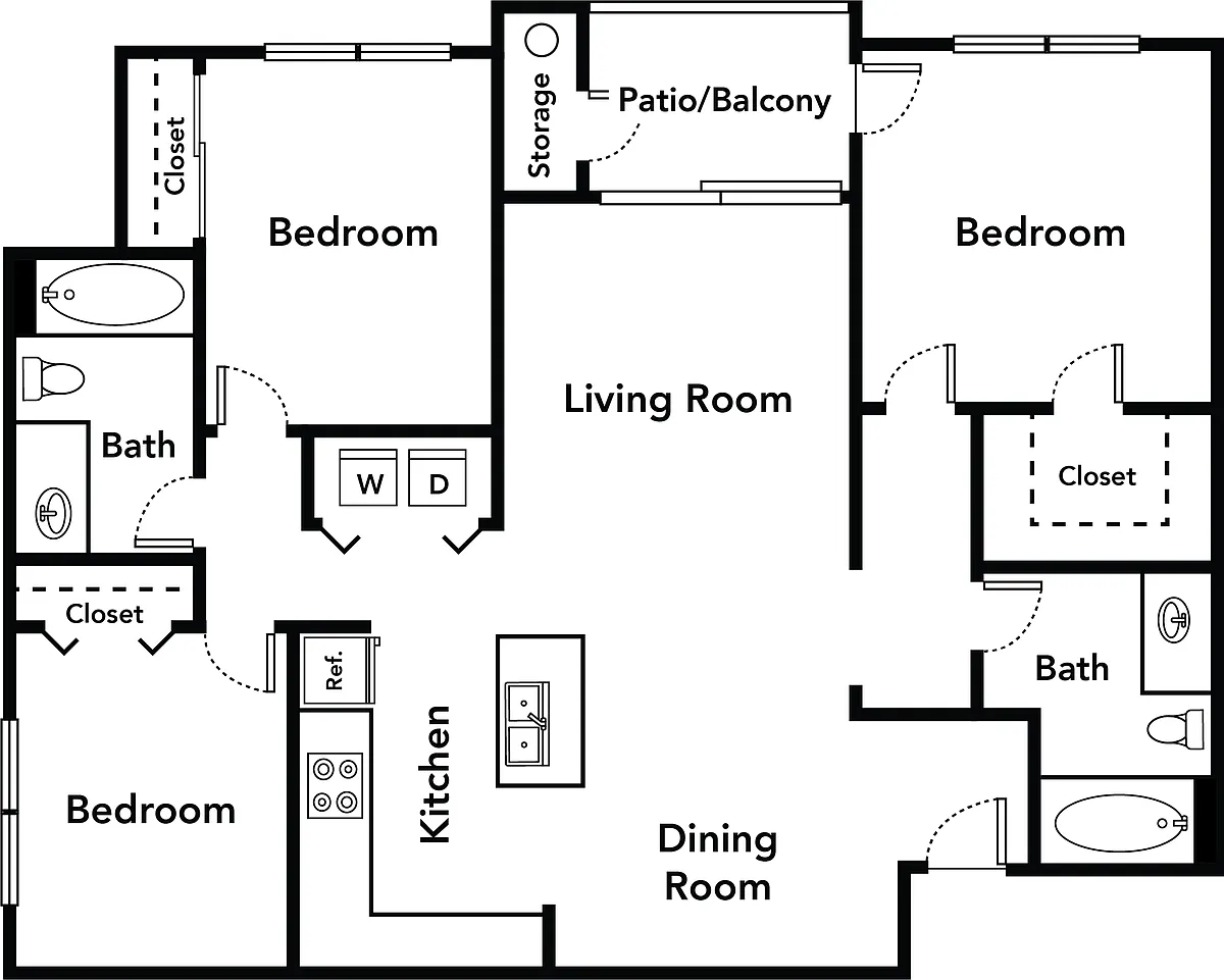 Floor plan C - The Capitol