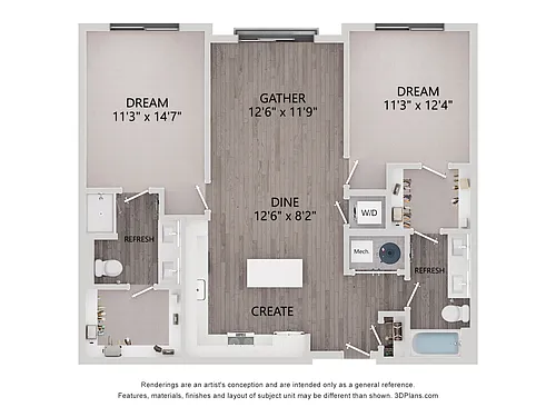 Floor plan F14